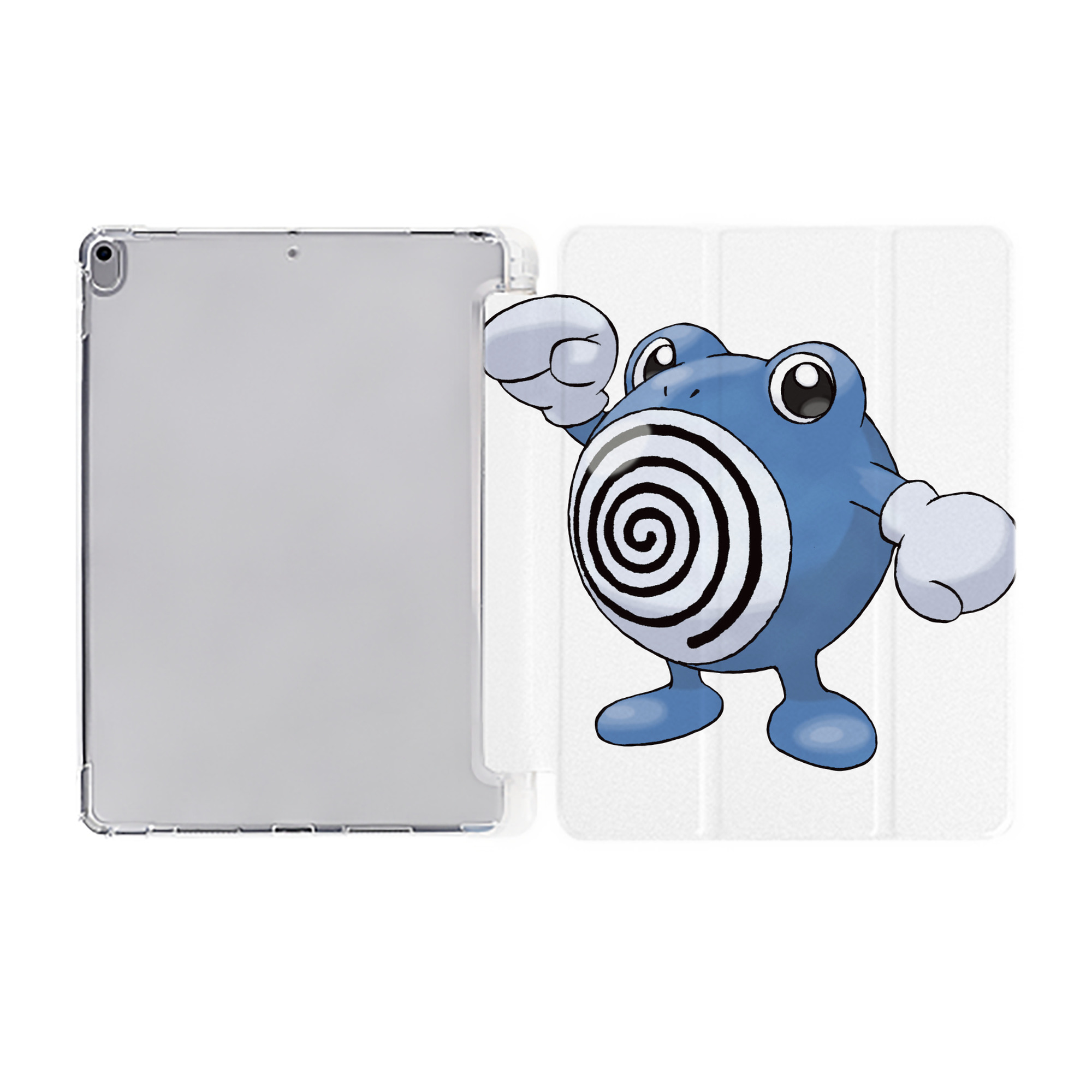 （画像用） ポケットモンスター Pokémon IPad ケース ペン収納付き 三つ折りスタンド PUレザー×シリコン 対応機種9.5/10.5/10.9インチ